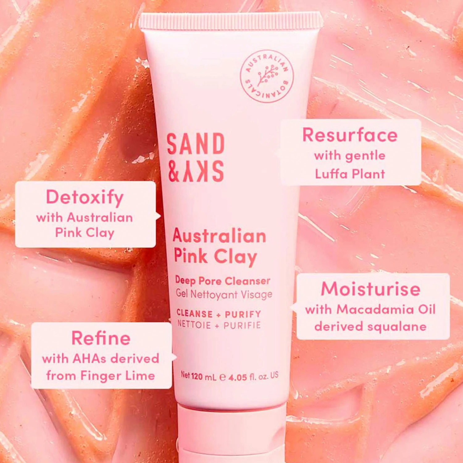 Australian Pink Clay Deep Pore Cleanser 2 Australian Pink Clay Deep Pore Cleanser - Bild 2