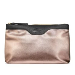 Beauty Secrets Gold Metallic Bag