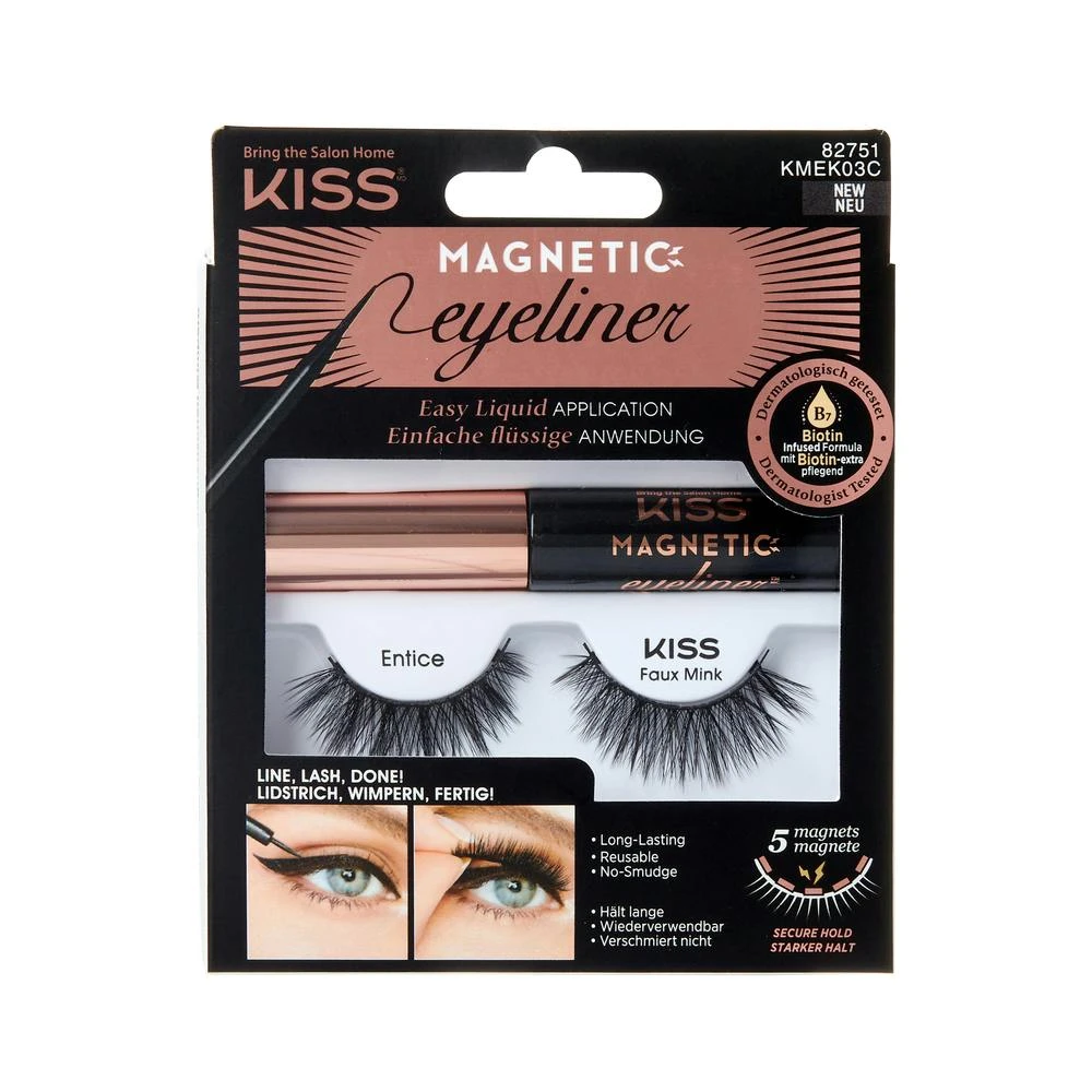 KISS Magnetic Eyeliner Kit KMEK03C 1 KISS Magnetic Eyeliner Kit KMEK03C