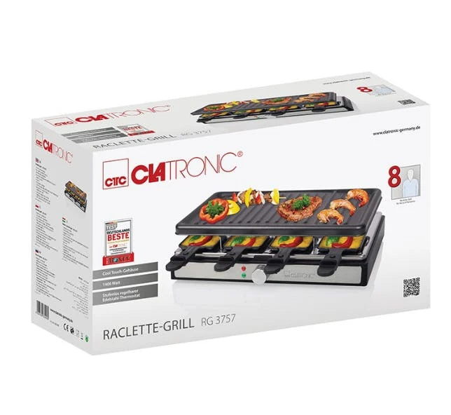 Clatronic RG3757 Raclette Grill 2 Clatronic RG3757 Raclette Grill - Bild 2