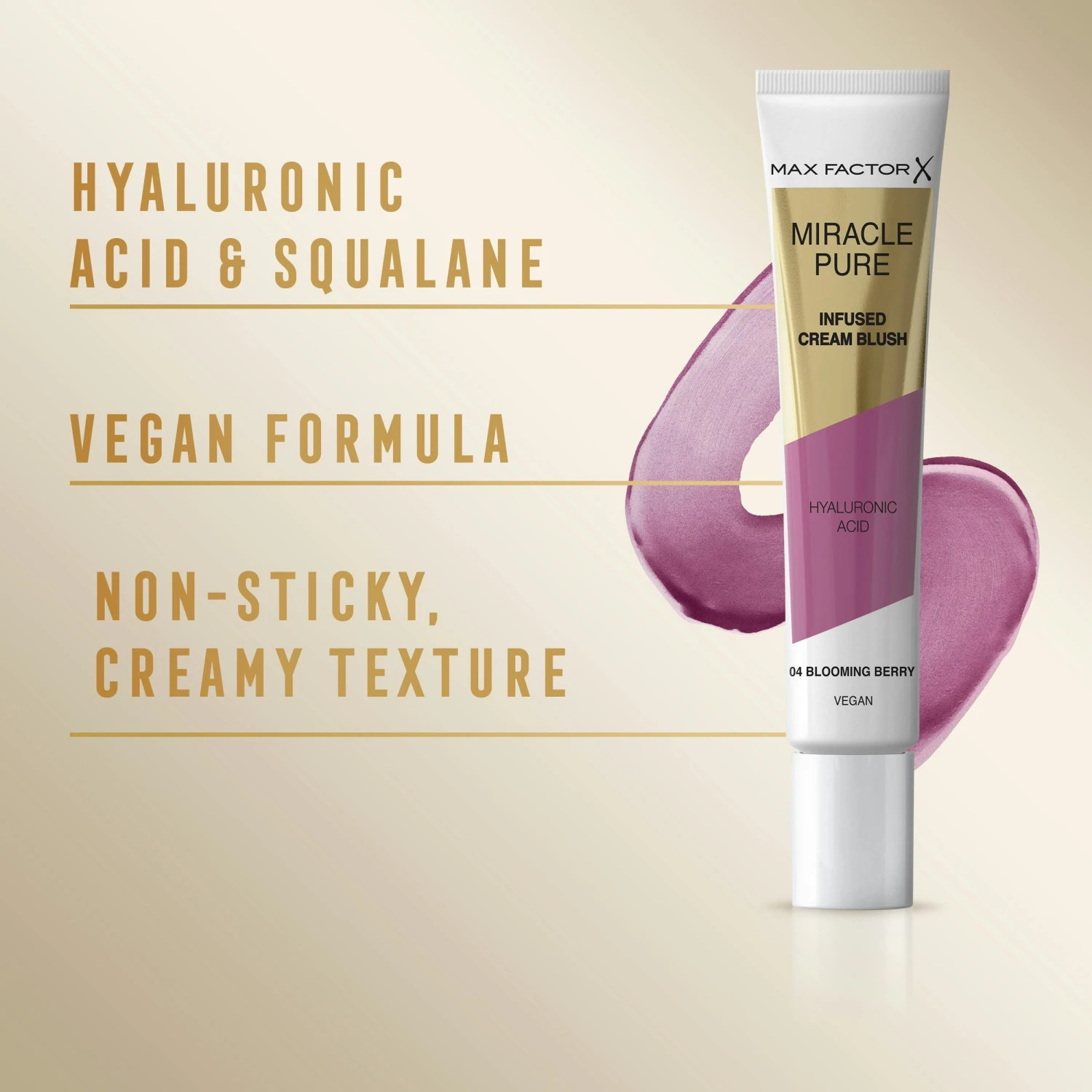 Max Factor Miracle Pure Cream Blush 04 Blooming Berry 5 Max Factor Miracle Pure Cream Blush 04 Blooming Berry - Bild 5