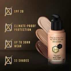 Max Factor All Day Flawless 3in1 Foundation 40 Light Ivory -Redken Butik 106800 6695 1687942286