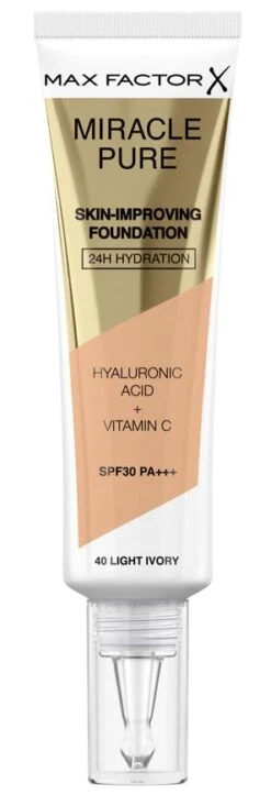 Max Factor Miracle Pure Foundation 40 Light Ivory