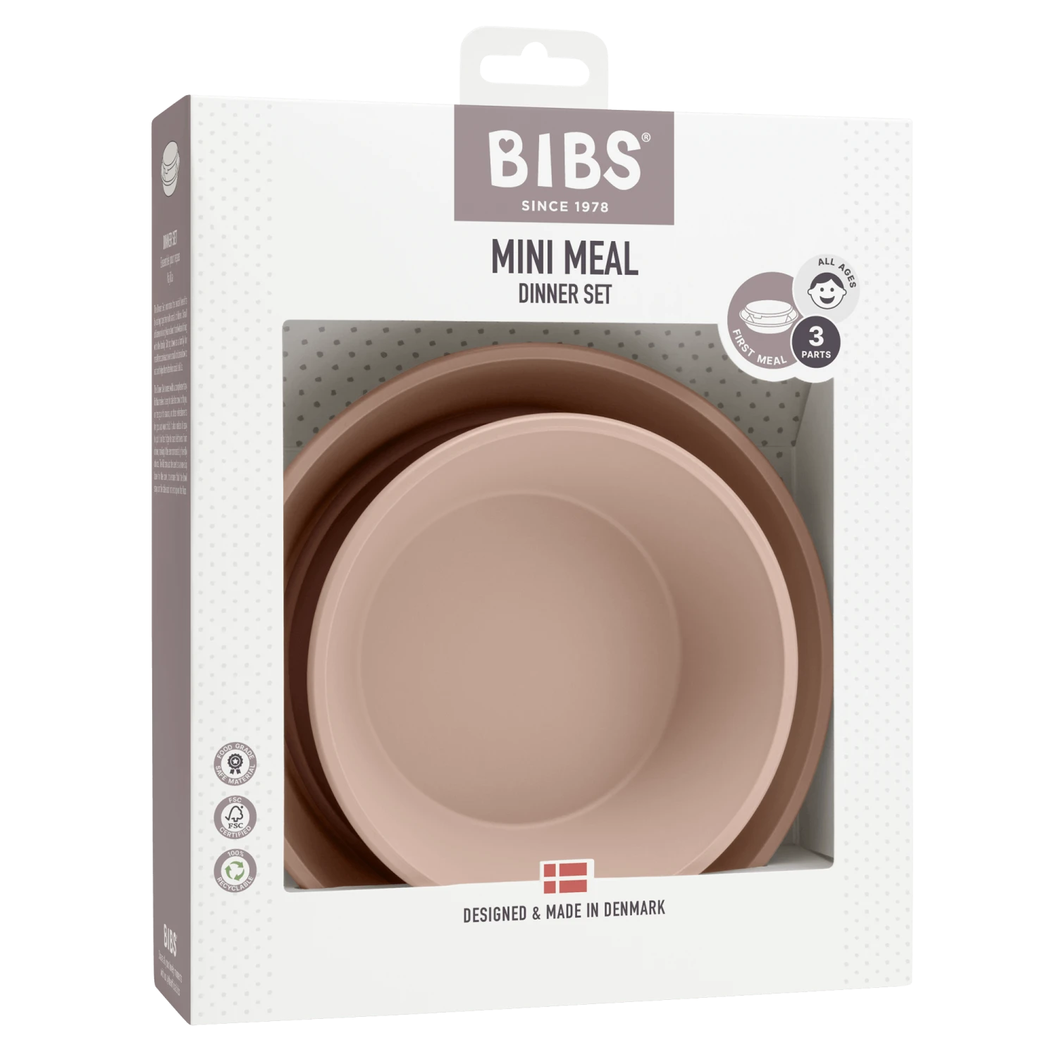 BIBS Dinner Set Blush 2 BIBS Dinner Set Blush - Bild 2