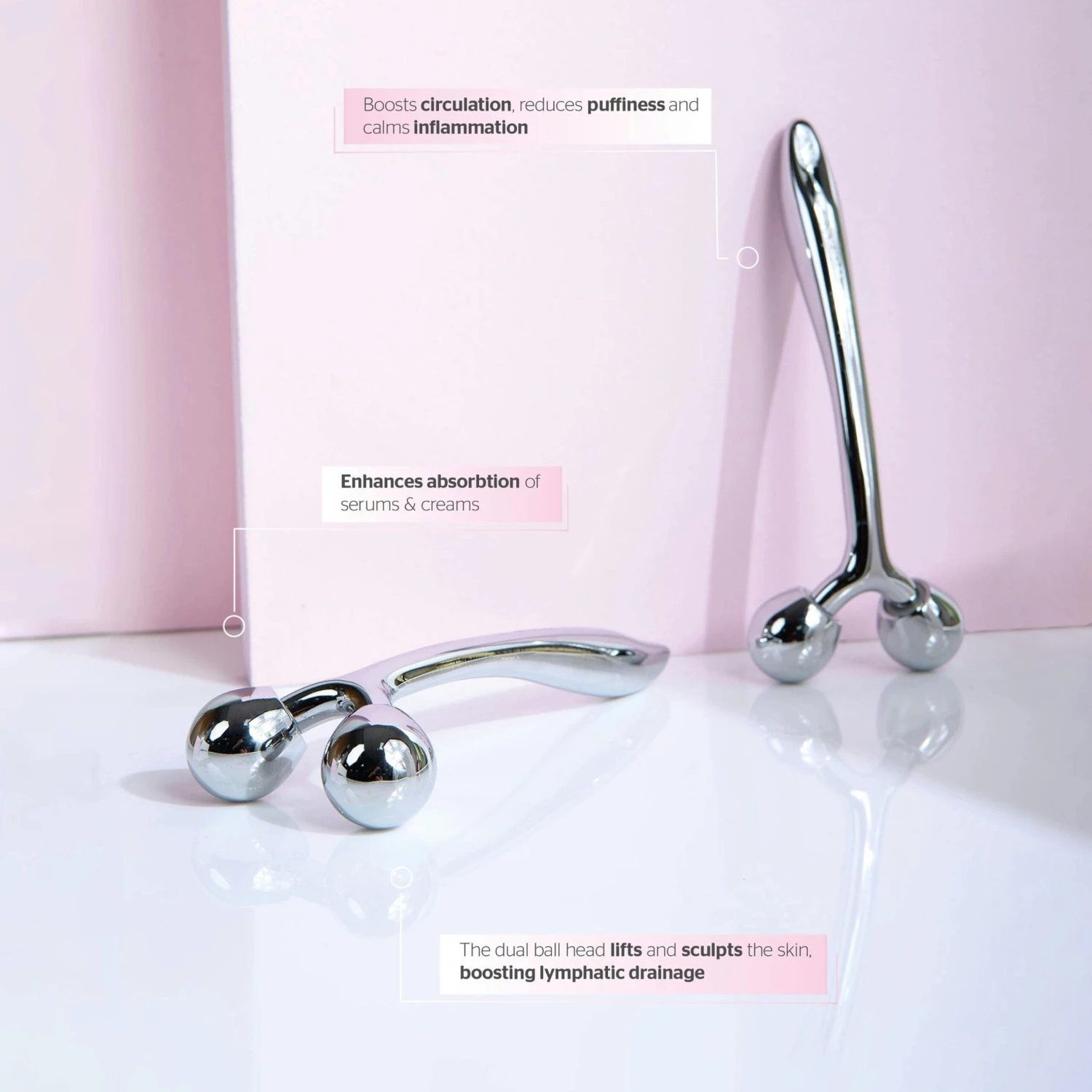 Face Sculpting Zinc Roller 3 Face Sculpting Zinc Roller - Bild 3