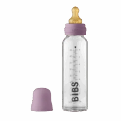 BIBS Baby Glass Bottle Complete Set Latex Mauve