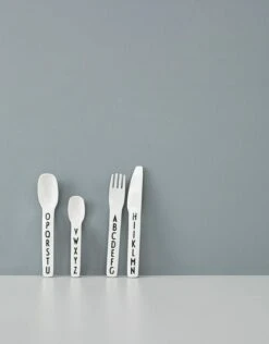Design Letters Kids Cutlery White 6 Design Letters Kids Cutlery White -Redken Butik 112373 90563 1692705241
