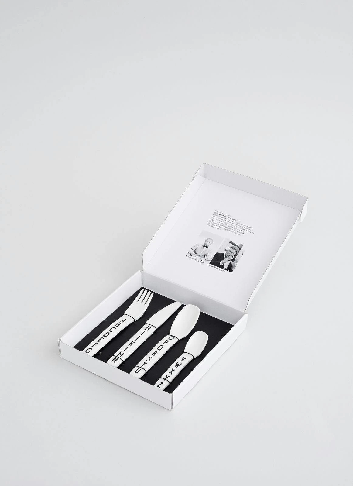 Design Letters Kids Cutlery White 4 Design Letters Kids Cutlery White - Bild 4