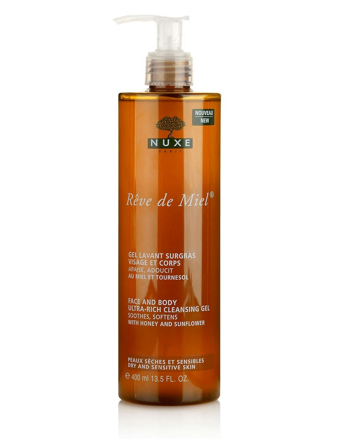 NUXE Reve De Miel Face & Body Cleansing Gel 1 NUXE Reve De Miel Face & Body Cleansing Gel