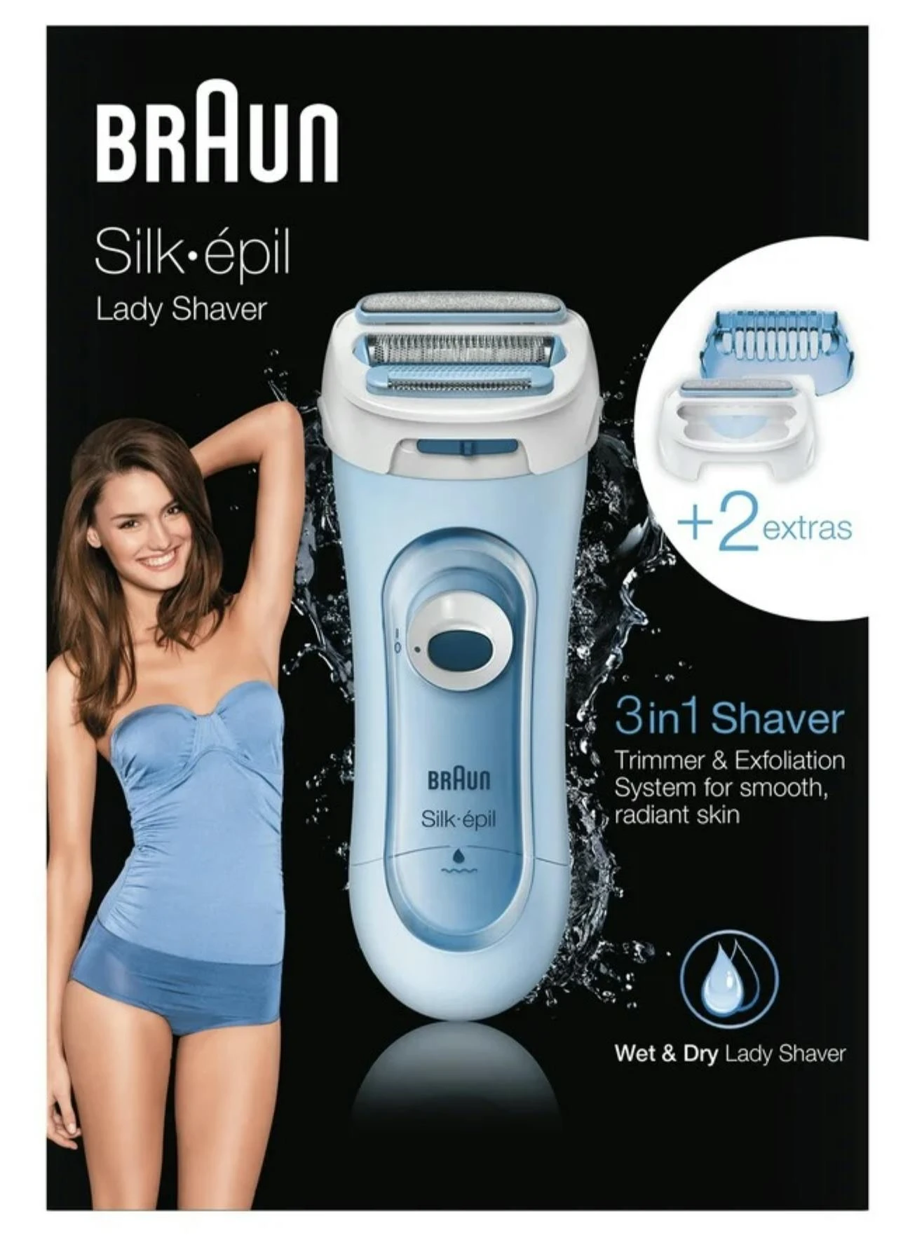 Braun Ladyshaver LS5160WD Blue 2 Braun Ladyshaver LS5160WD Blue - Bild 2