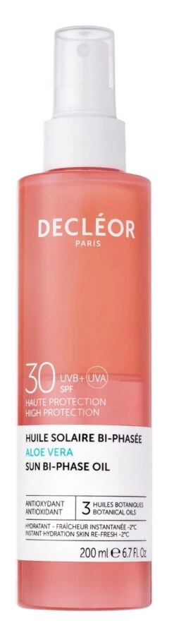 DECLÉOR Sun Bi-Phase Oil Aloe Vera SPF30