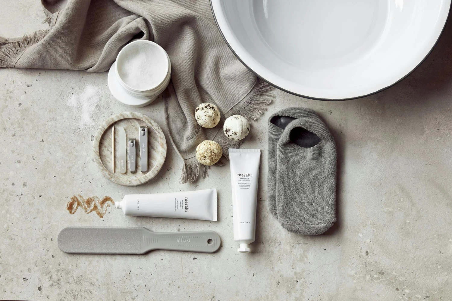 Meraki Moisturising Sock Grey 2 Meraki Moisturising Sock Grey - Bild 2