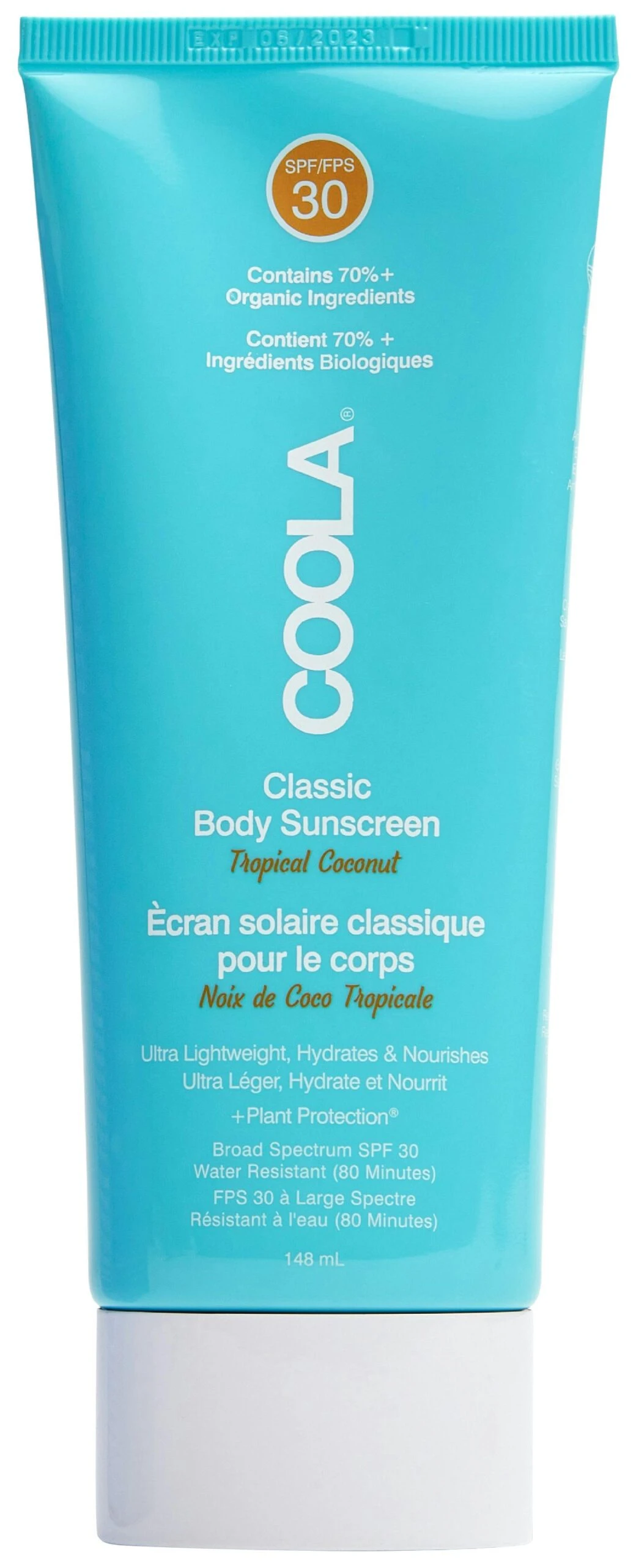 Coola Classic Body Sunscreen Tropical Coconut SPF30 1 Coola Classic Body Sunscreen Tropical Coconut SPF30