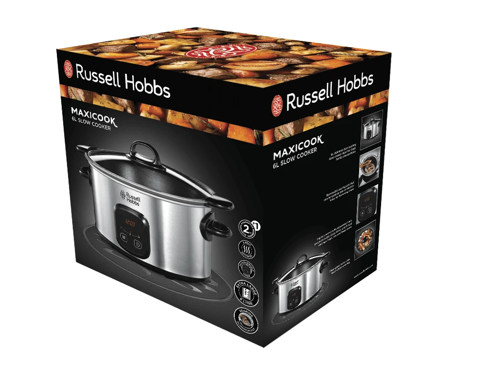 Russell Hobbs 22750-56 MaxiCook 6L Slow Cooker 2 Russell Hobbs 22750-56 MaxiCook 6L Slow Cooker - Bild 2