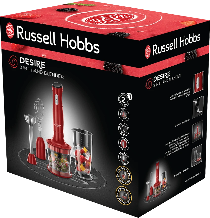 Russell Hobbs 24700-56 Desire 3 In 1 Hand Blender 2 Russell Hobbs 24700-56 Desire 3 In 1 Hand Blender - Bild 2