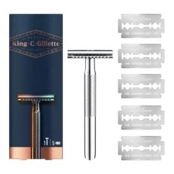 King C Double Edge Razor & Blades