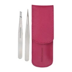 Tweezerman Petite Tweeze Set With Pink Case