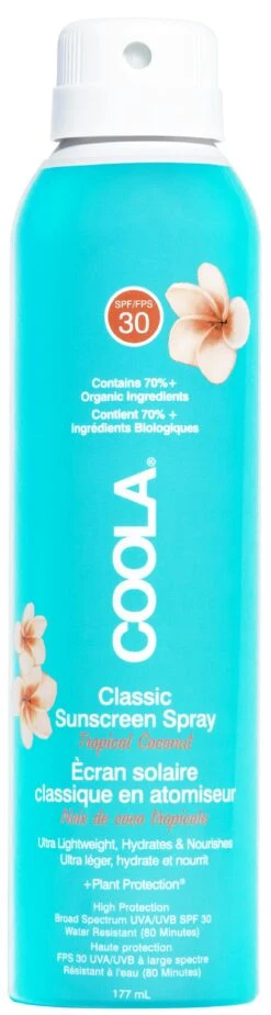 Coola Classic Body Spray Tropical Coconut SPF30