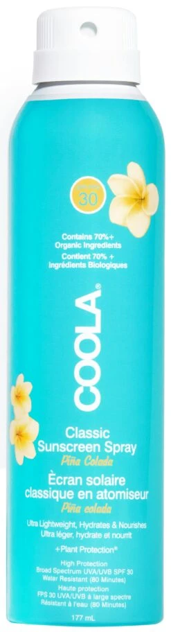 Coola Classic Body Spray Piña Colada SPF30