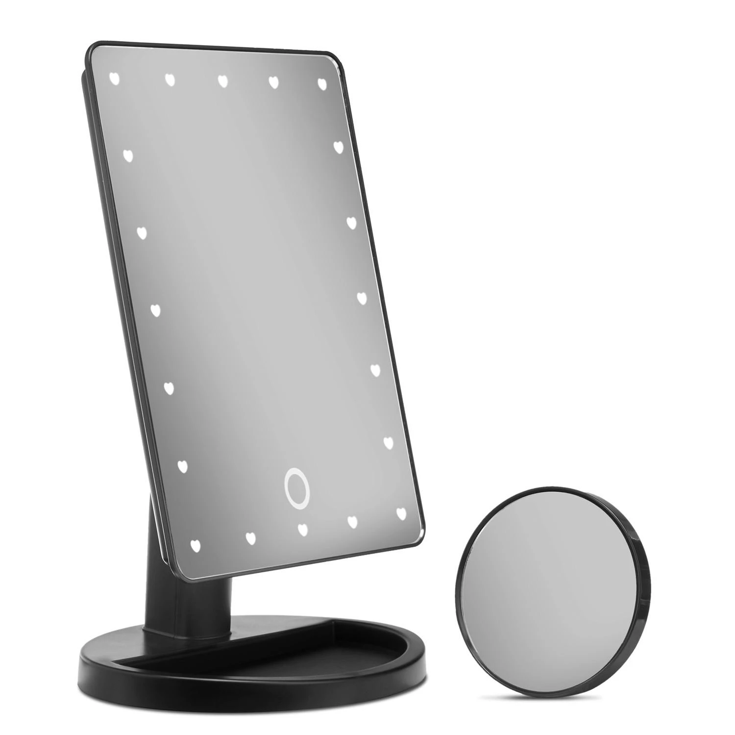 Hollywood Mirror With Heart LED Lights 2 Hollywood Mirror With Heart LED Lights - Bild 2