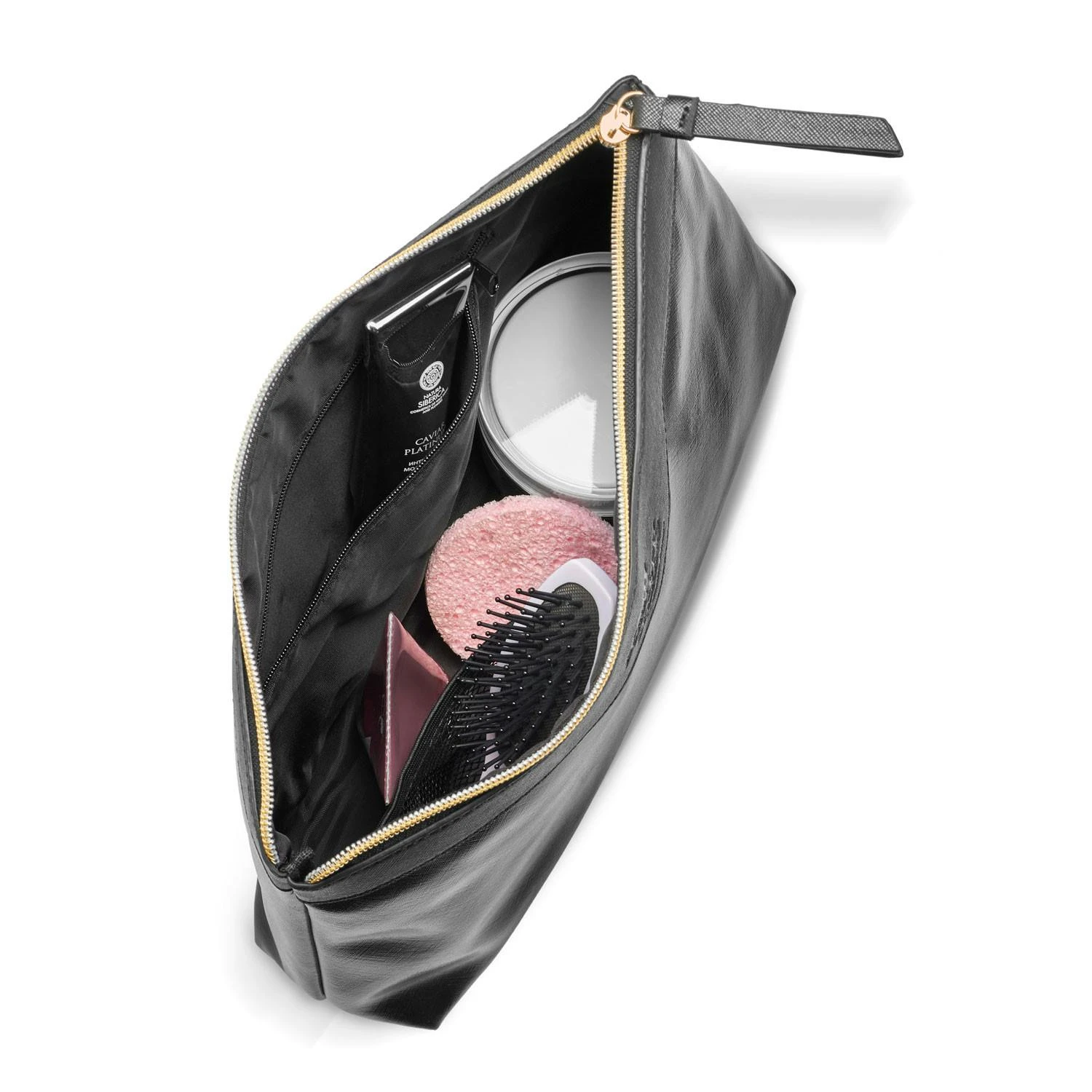 Beauty Secrets Black Metallic Bag 2 Beauty Secrets Black Metallic Bag - Bild 2