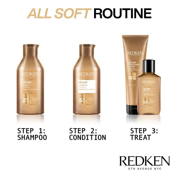 Redken All Soft Shampoo 4 Redken All Soft Shampoo - Bild 4