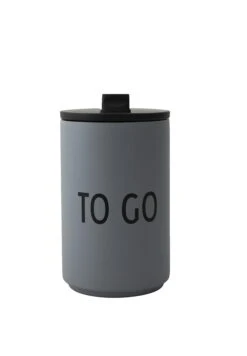 Design Letters Insulated Cup Grey