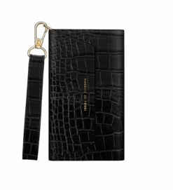 Ideal Of Sweden Cassette Clutch IPhone 12/12 Pro Black Croco