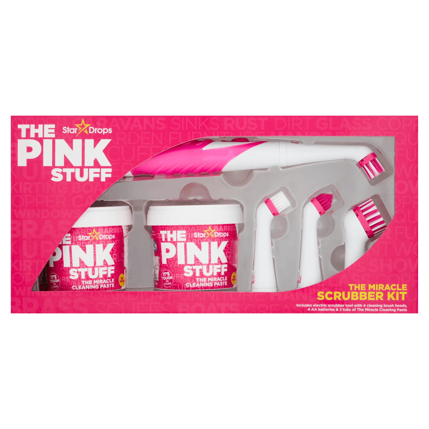 The Pink Stuff The Miracle Scrubber Kit 1 The Pink Stuff The Miracle Scrubber Kit