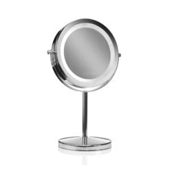 Stand Mirror X10 Magnifying With LED Light