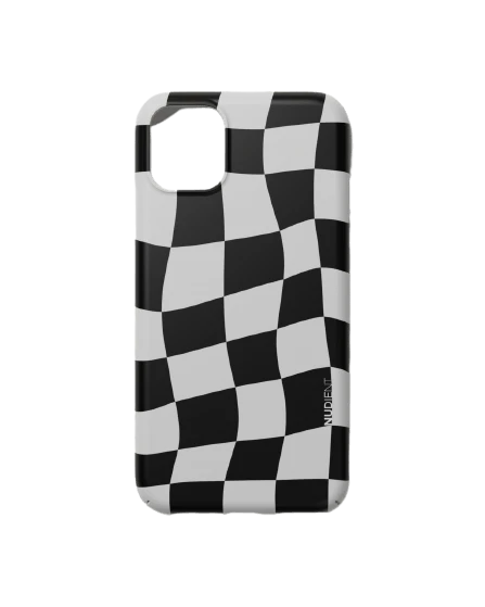 Thin Print IPhone 11 Pro Checkered White/Black 1 Thin Print IPhone 11 Pro Checkered White/Black