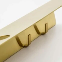 Meraki Bottle Hanger With Hooks Brushed Brass Finish -Redken Butik 95821 84829 1676447004