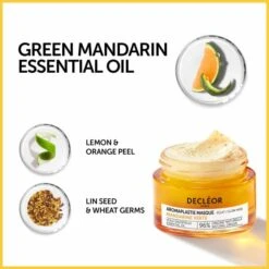 DECLÉOR Green Mandarin Aromaplastie Glow Mask 8 DECLÉOR Green Mandarin Aromaplastie Glow Mask -Redken Butik 96079 78756 1676746238