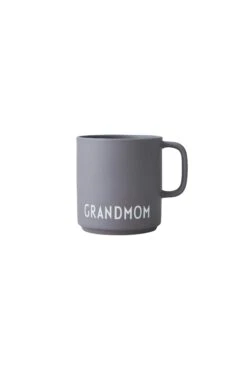 Design Letters Favourite Cup With Handle Grandmom Love Dusty Purple