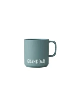 Design Letters Favourite Cup With Handle Granddad Love Dusty Green